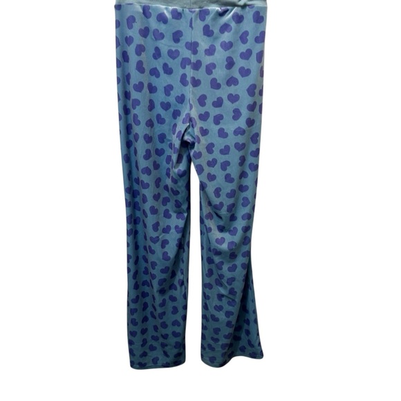 Sugar Thrillz Heart Print Velour Track Suit Size Small - Picture 5 of 8